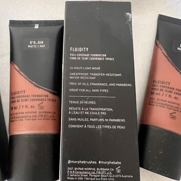 2 Morphe Fluidity F5.50 Matte -Coverage Foundation 30ml/1fl.oz - Picture 4 of 10